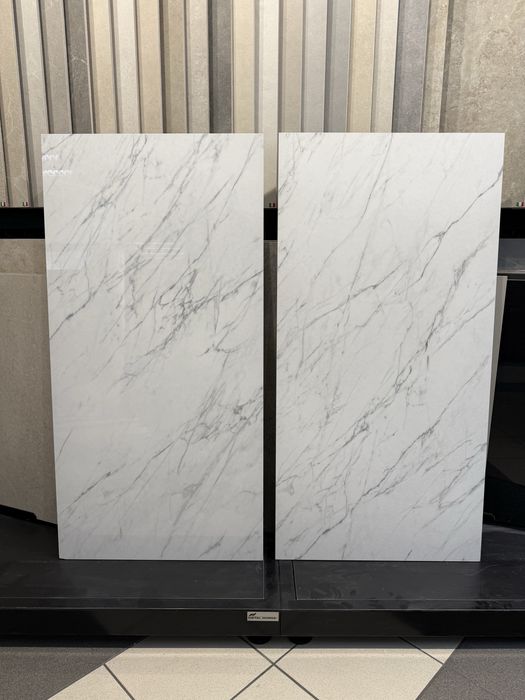 Płytki 59,8 x 119,8 cm Gres Elite White Poler lub Mat szkl rekt Marmur