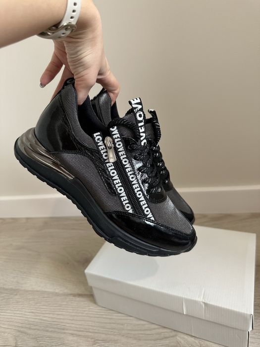 Buty półbuty sneakersy skóra naturalna wiosna jesień Artiker