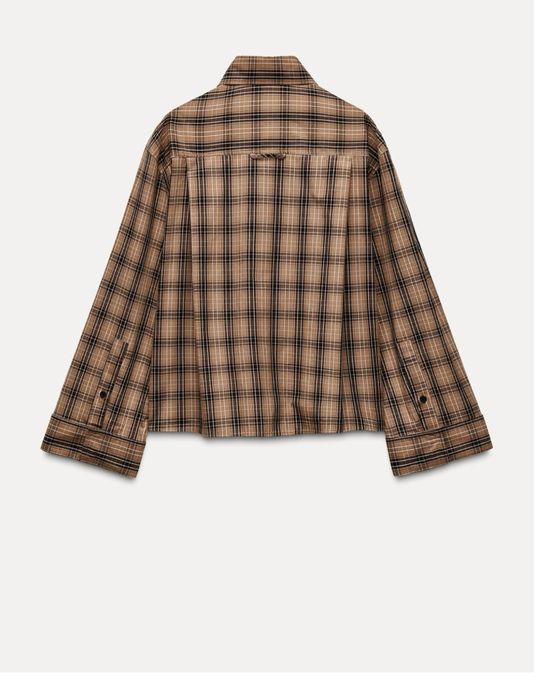 Картата сорочка ZARA