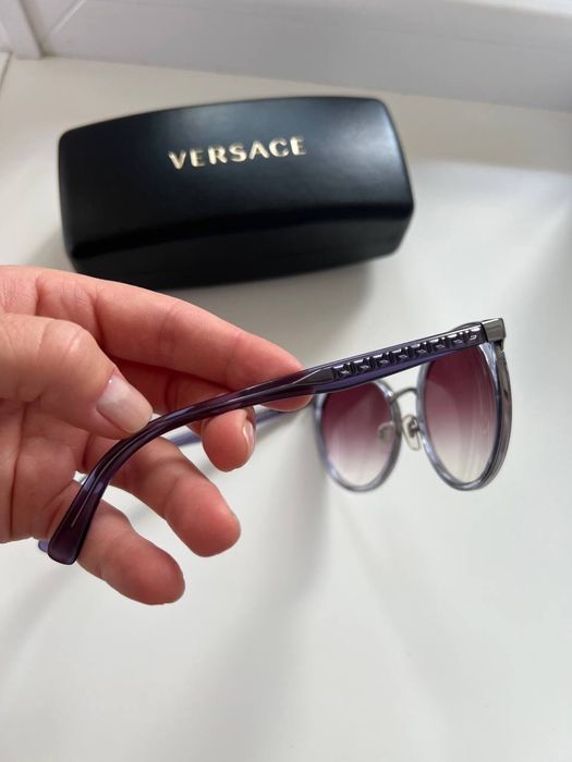 Окуляри Versace Mod. 2185 1003/8H Transparent Lilac Cat Eye.