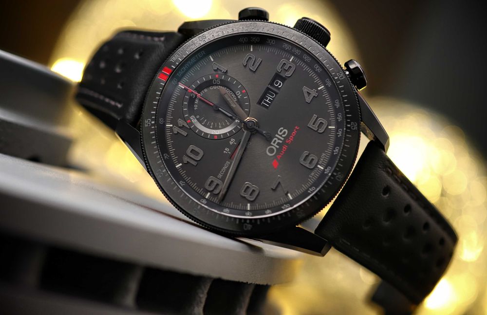 ORIS Artix GT Chrono AUDI Sport Limited Edition 01 778 7661 7784-Set LS Męski Zegarek Motorsport Wyścigowy