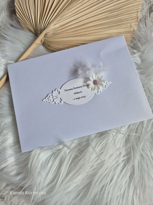 Kartka komunijna, IHS