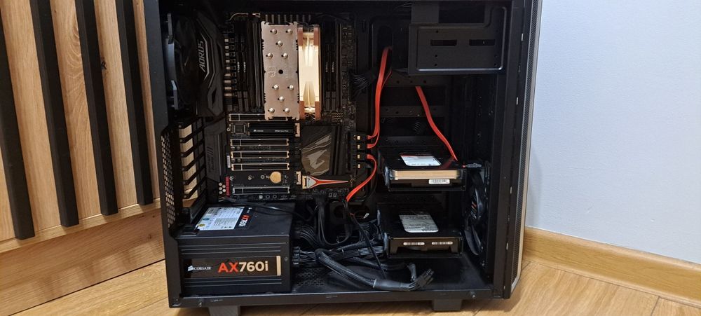Komputer do gier filmów 64gb ram 2tb m2 aorus x399 Threadripper 1950x