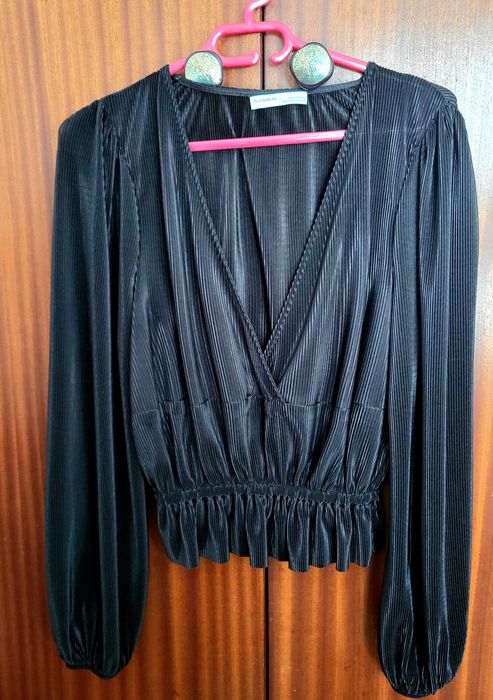 Blusa preta Pull&Bear