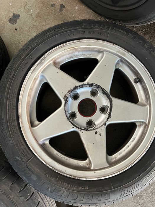 4 Jantes R16 5×112 7j et45 + Pneus Goodyear efficient 205/55/R16 91V