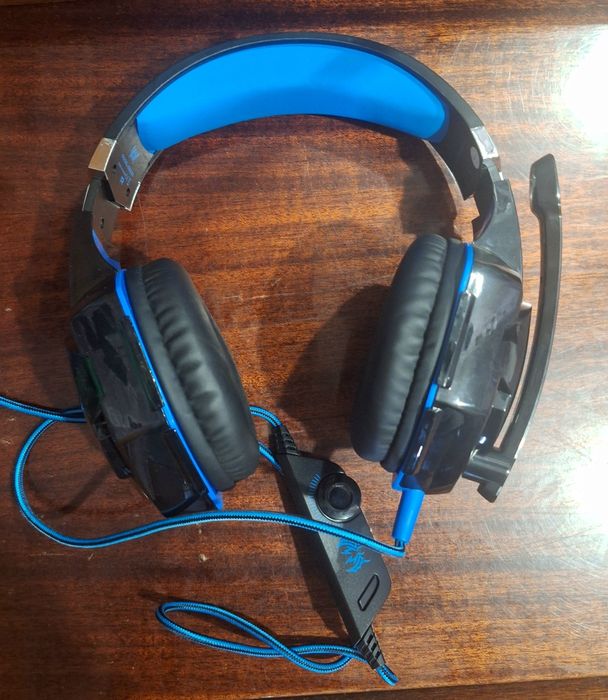 Наушники игровые с микрофоном новые