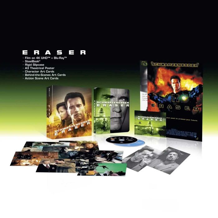 Steelbook 4K Blu-ray Коллекционные издания Стиратель/ Атомна Блондинка/ Гладиатор 1-2