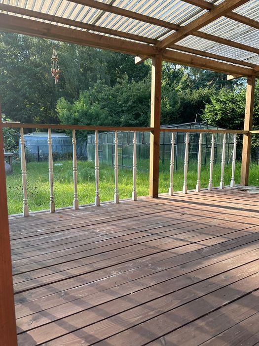 Działka z drewnianym domkiem ROD Ustka ( za Biedronką ul. Darłowska)