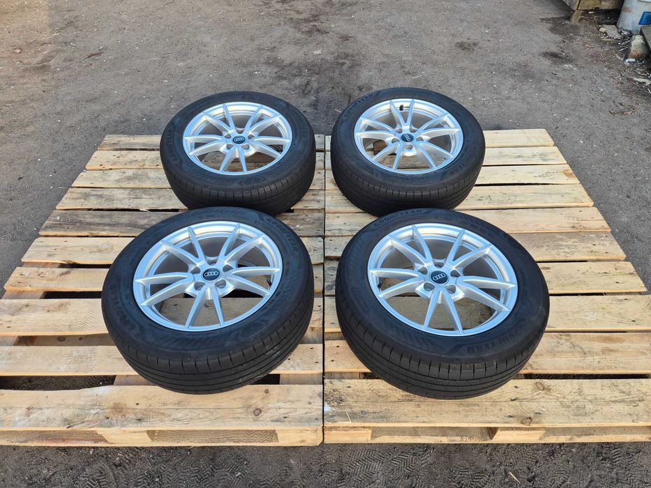 Komplet Koła LATO Felgi 17" Cali 5x112 Audi A5 ET41 7J Oryginał A4 A6 A7 A8 Q5 Q3