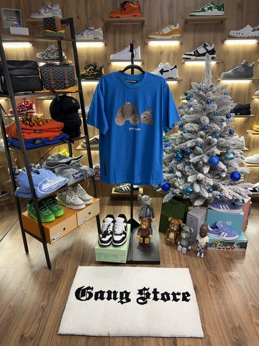Футболка Palm Angels Kill The Bear Blue