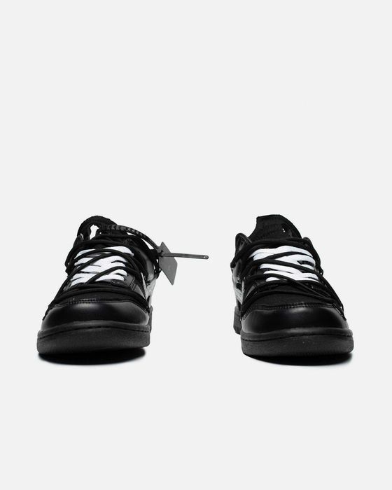 Кросівки Nike SB Dunk x Off-White 50/50 Black Purple premium | Кроссовки Найк жіночі чоловічі