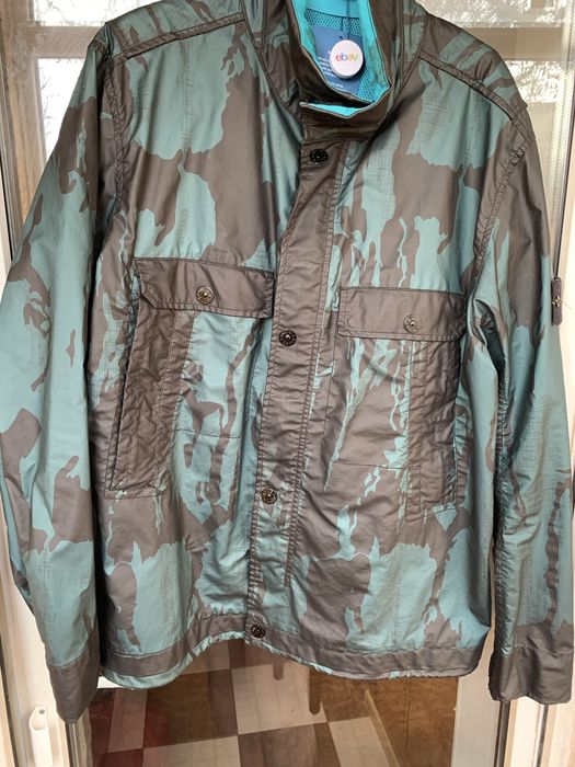 Stone Island Raso Gommato Jacket Reverse Colour Process