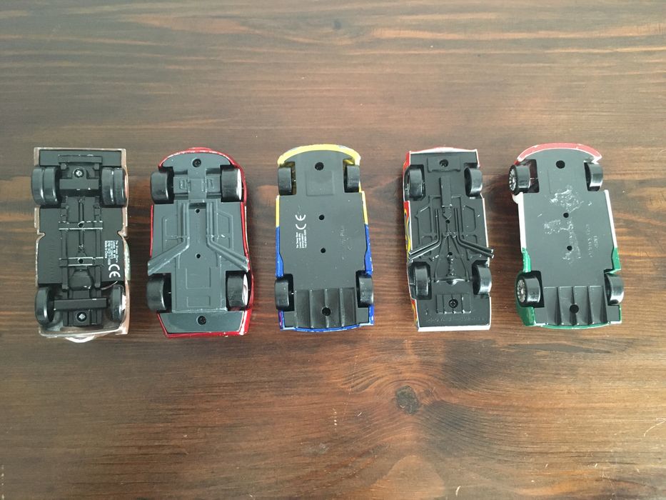 Cars Auta zestaw metalowych samochodów szt. 5, duże 10 cm