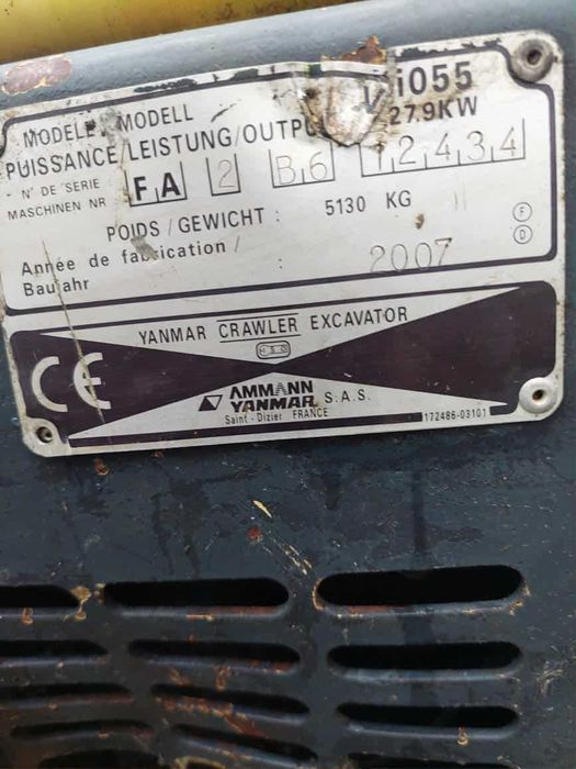Koparka Yarmar vio 55 5100kg