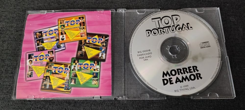 CD - Top Portugal: Morrer de amor
