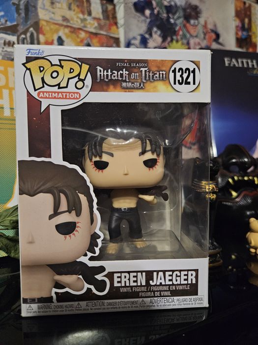 Фігурка Funko Pop Eren Yeager - Attack on Titan/Ерен Йегер - Атака Титанів. Hajime Isayama