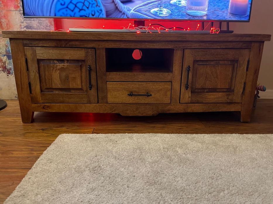 [REZERWACJA] Stolik RTV indyjski meble Mandalin