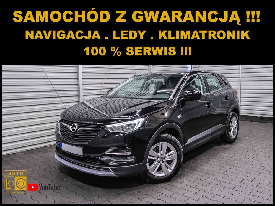 Opel Grandland X NAVIGACJA + Klimatronik + 100% SERWIS + Parktronik + LEDy + Tempomat !