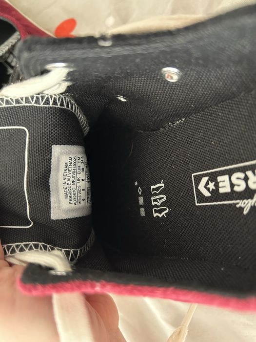 Converse damskie welurowe