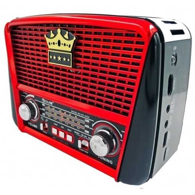 Радиоприемник Golon RX-455S радио с солнечной панелью, USB