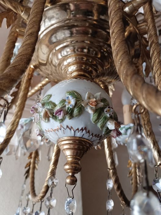 Candeeiro teto cristal