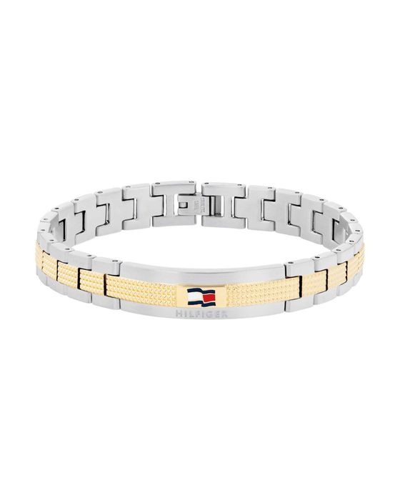 Bransoletka męska Tommy Hilfiger  – Złocona stal chirurgiczna