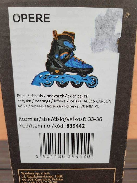 Rolki dziecięce.