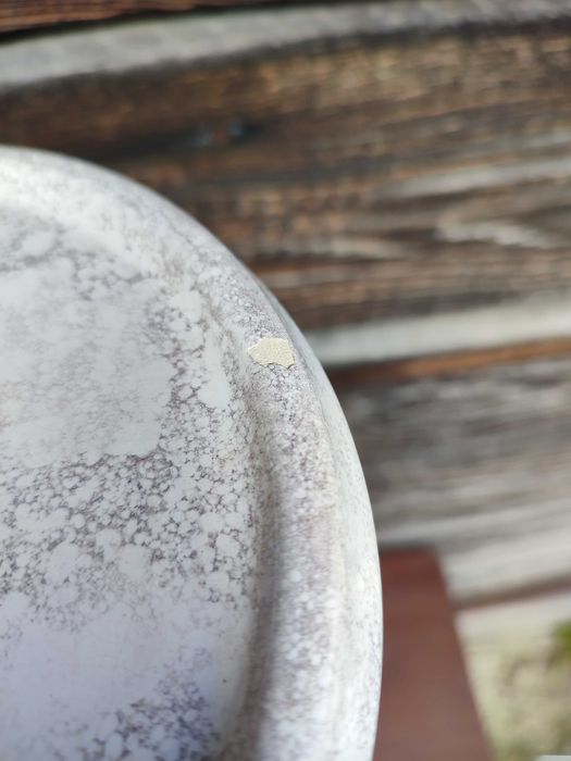 Ceramiczna Kolumna podstawa pod Donicę - Design - vintage L3