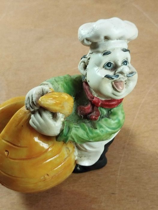 Porta Guardanapos Cozinheiro Cerâmica