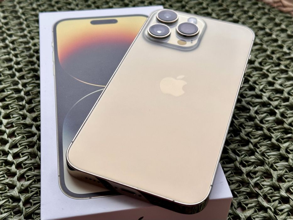 iPhone 14 Pro Max | 91% bateria | Gold Desert | Złoty