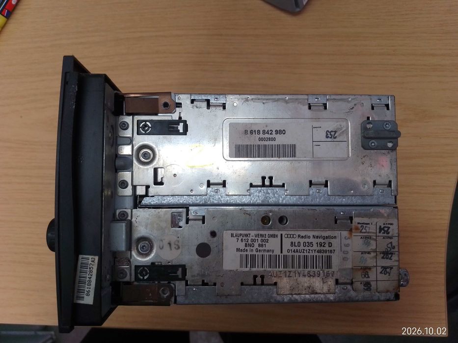 Rádio / Navegação Original Audi A3 8L Navigation Plus RNS-D (8L0035192D)