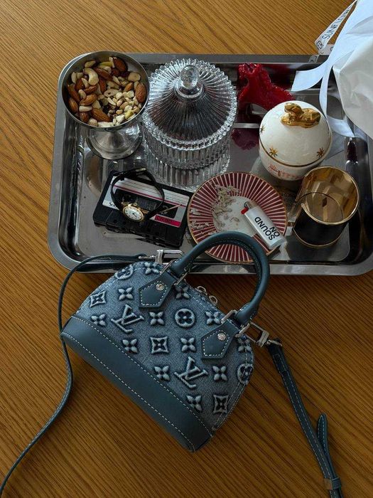 Louis Vuitton mini Alma BB Denim/сумка луї вітон міні альма джинс
