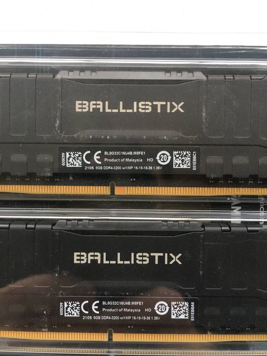 Оперативная память CRUCIAL BALLISTIX DDR4-3200 2X8GB