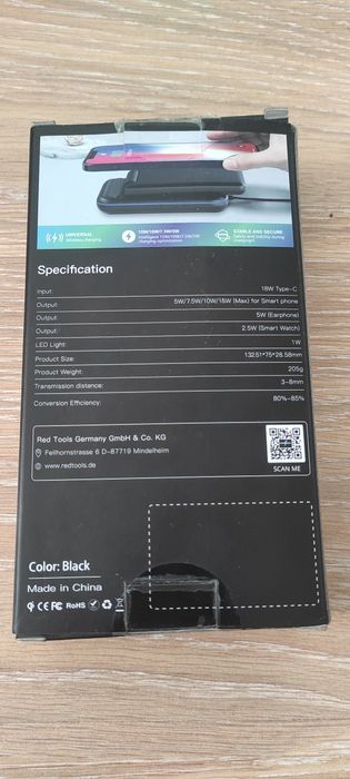 Безпровідна зарядка 3 в 1