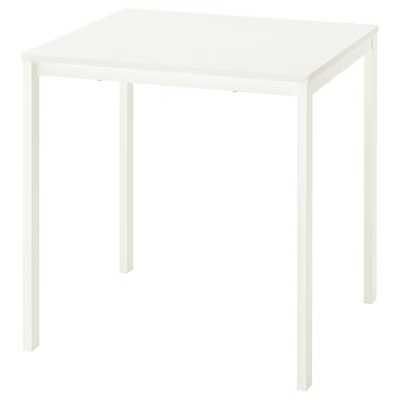 Mesa quadrada branca