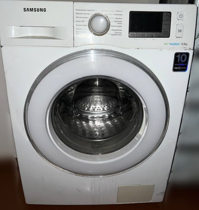 Стиральная машинка Samsung eco bubble 8kg