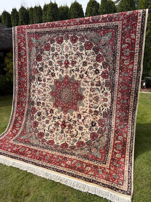 Dywan Wełniany Kaszmirowy Perski Ispahan 320x250 galeria 30 tyś