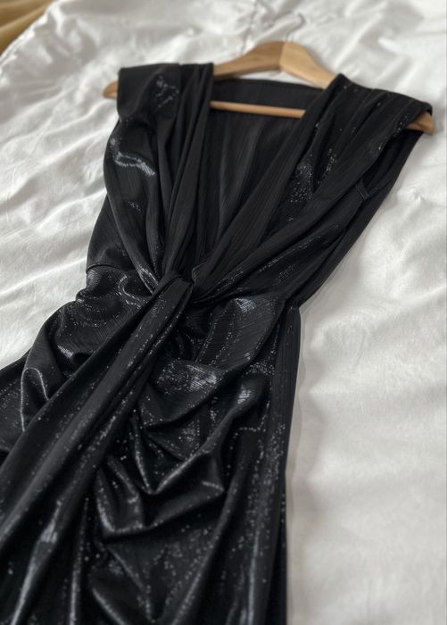Vestido com efeito brilhante