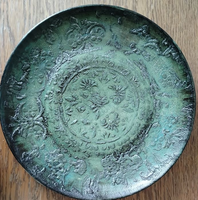Patera , talerz ozdobny ręcznie wykonany 32 cm