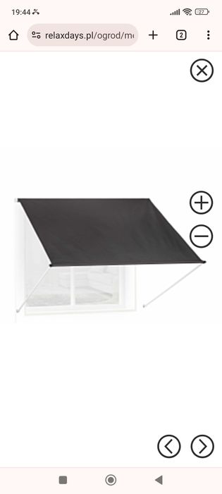 Markiza okienna nowa