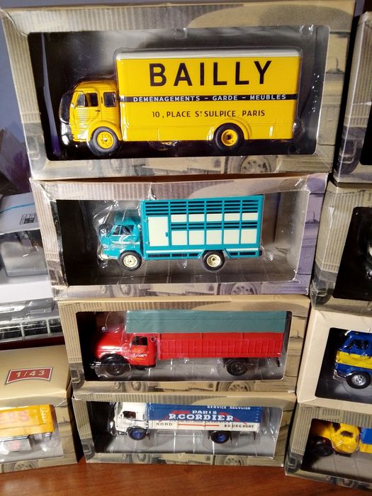Грузовики Scania,Berliet,Unic, Citroen, Volvo Altaya 1:43