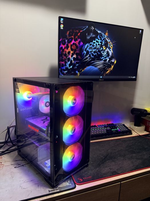 Компьютер ігровий бюджетний Ryzen 5+16 ддр+ssd m2+ AMD Radeon VII 16gb