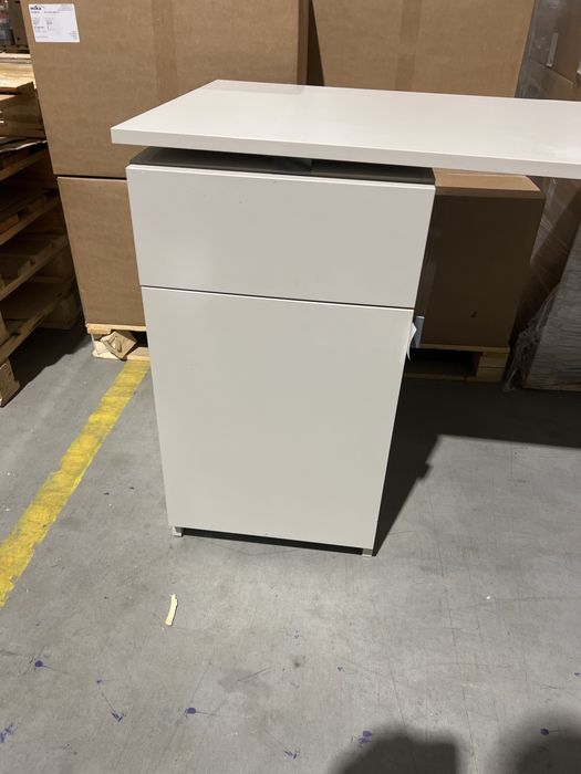 Biurko uzywane szare dlugie