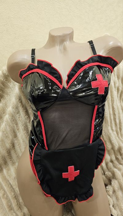 боді костюм медсестри карнавальний 46р