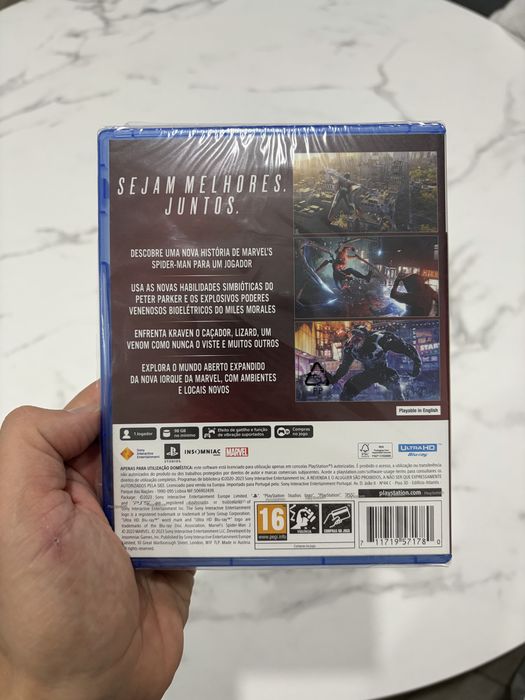 Jogo Spider Man 2 PS 5 novo selado ainda no plastico