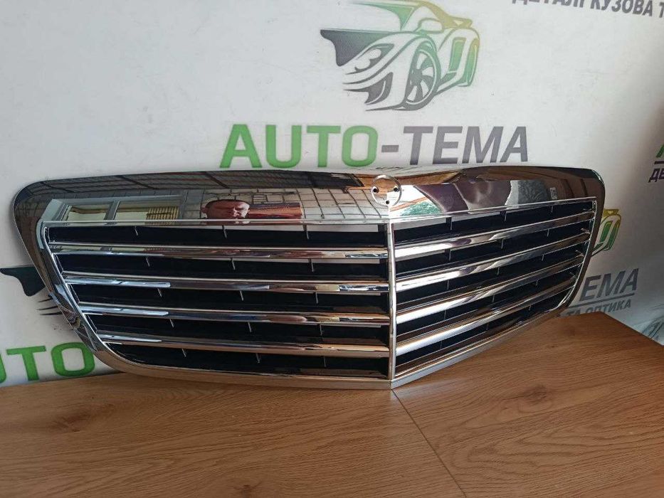 Решітка радіатора рестайл Mercedes W221 S-Class 2009-2012 решетка радиатора Мерс 221 рест