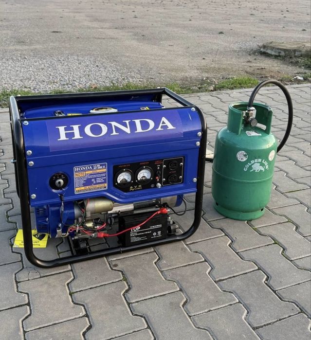 Газовый генератор HONDA 5.5 кВт з Електростартером.