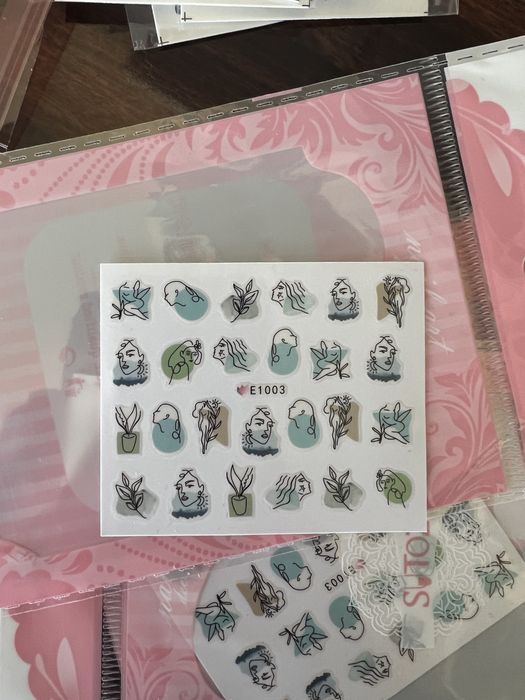 Наклейки для ногтей 46шт