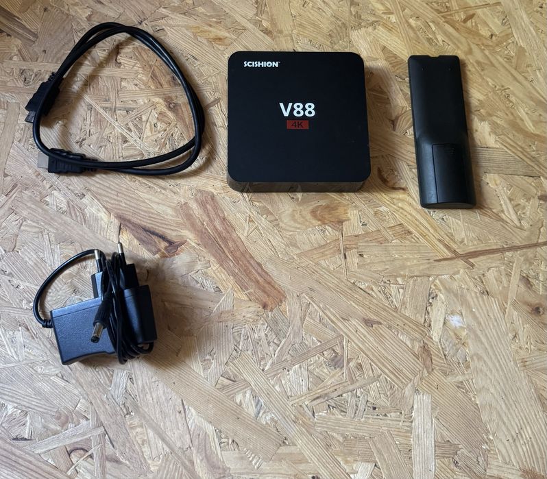 Смарт ТВ приставка Scishion V88 4K Android TV Box — Повний комплект!