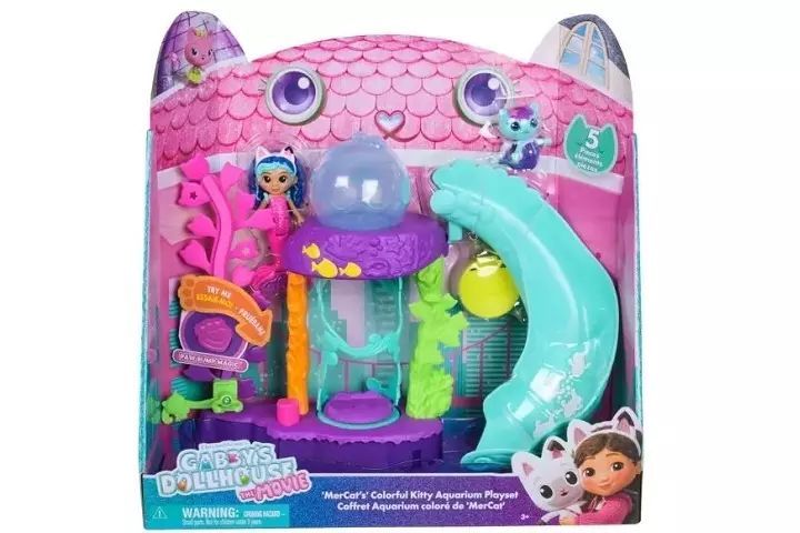 Koci Domek Gabi. Film. Duży zestaw. Akwarium. Spin Master